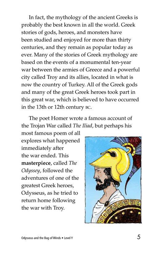 Odysseus and the Bag of Winds绘本故事第4页