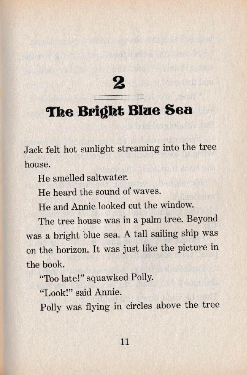 02 The Bright Blue Sea绘本故事第2页