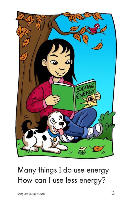 Using Less Energy绘本故事第3页