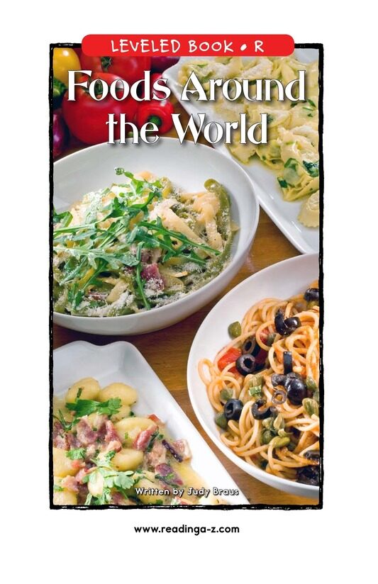 Foods Around the World绘本故事第2页