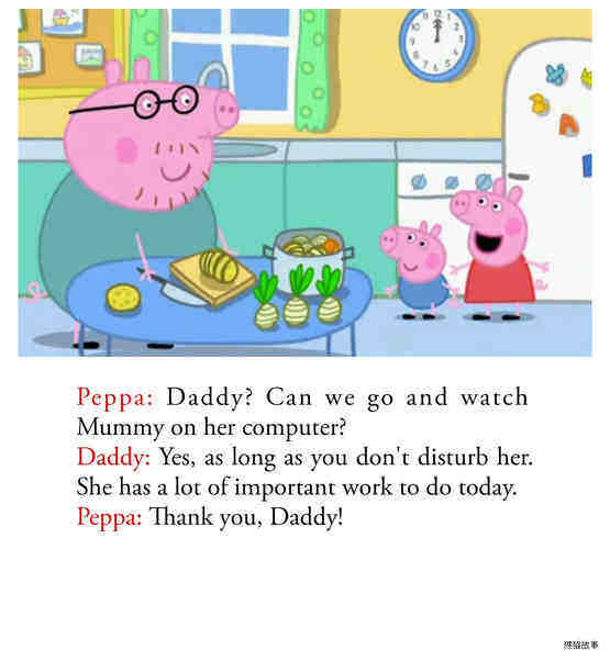 Mummy Pig at work绘本故事第4页