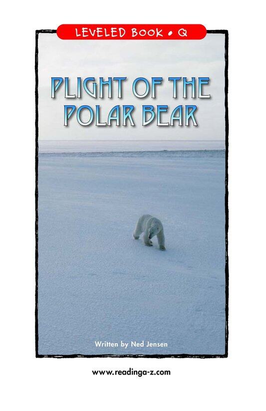 Plight of the Polar Bear绘本故事第2页