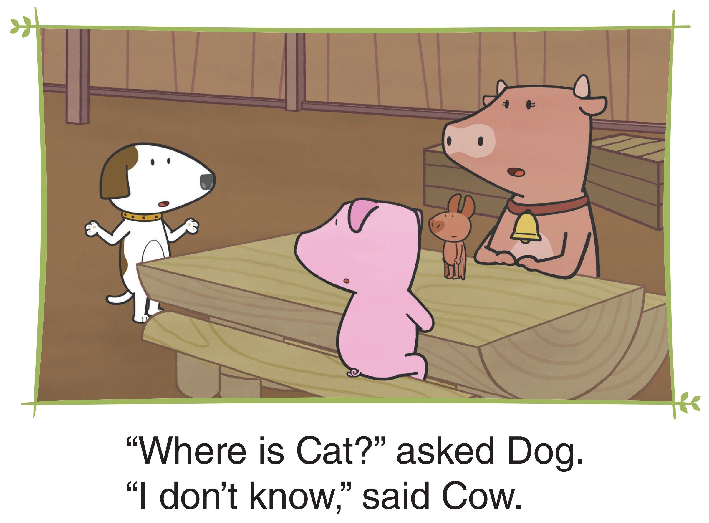 Dog Helps Cat绘本故事第4页