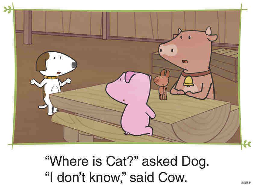 Dog Helps Cat绘本故事第4页