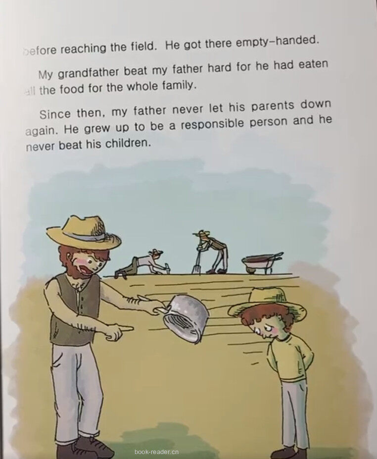 Father Was Beaten绘本故事第3页