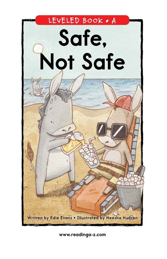 Safe,Not Safe绘本故事第2页