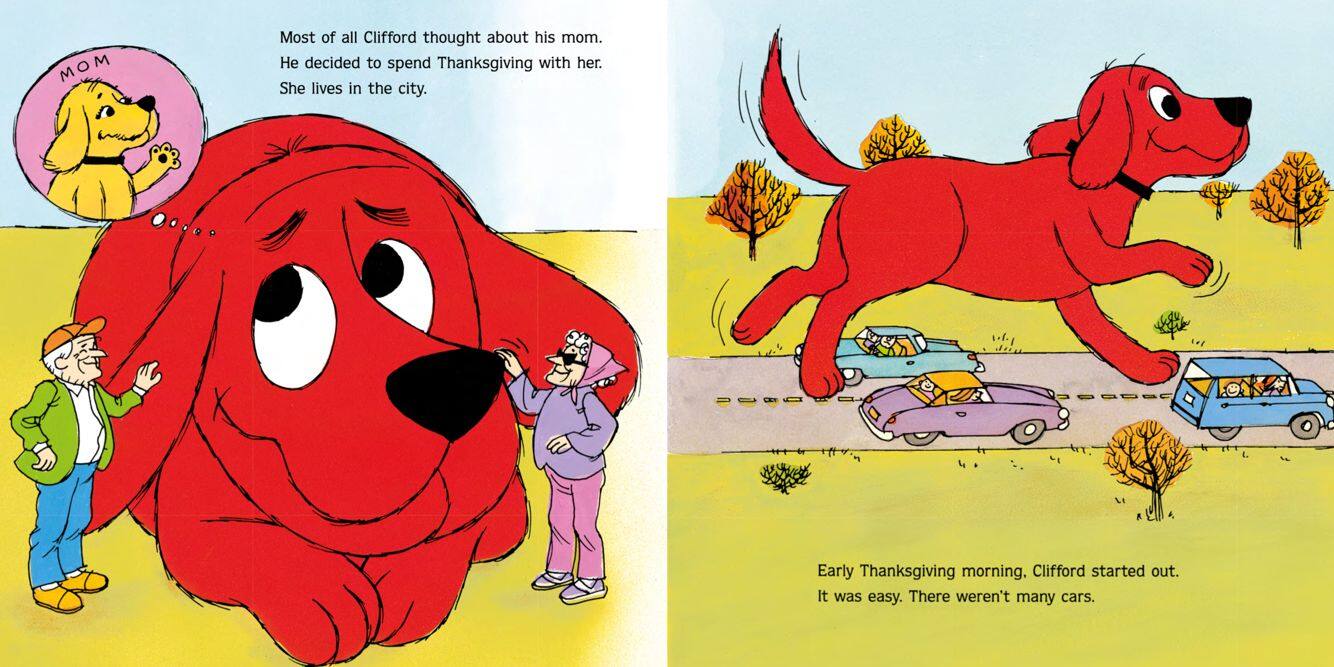 Clifford's Thanksgiving Visit绘本故事第5页
