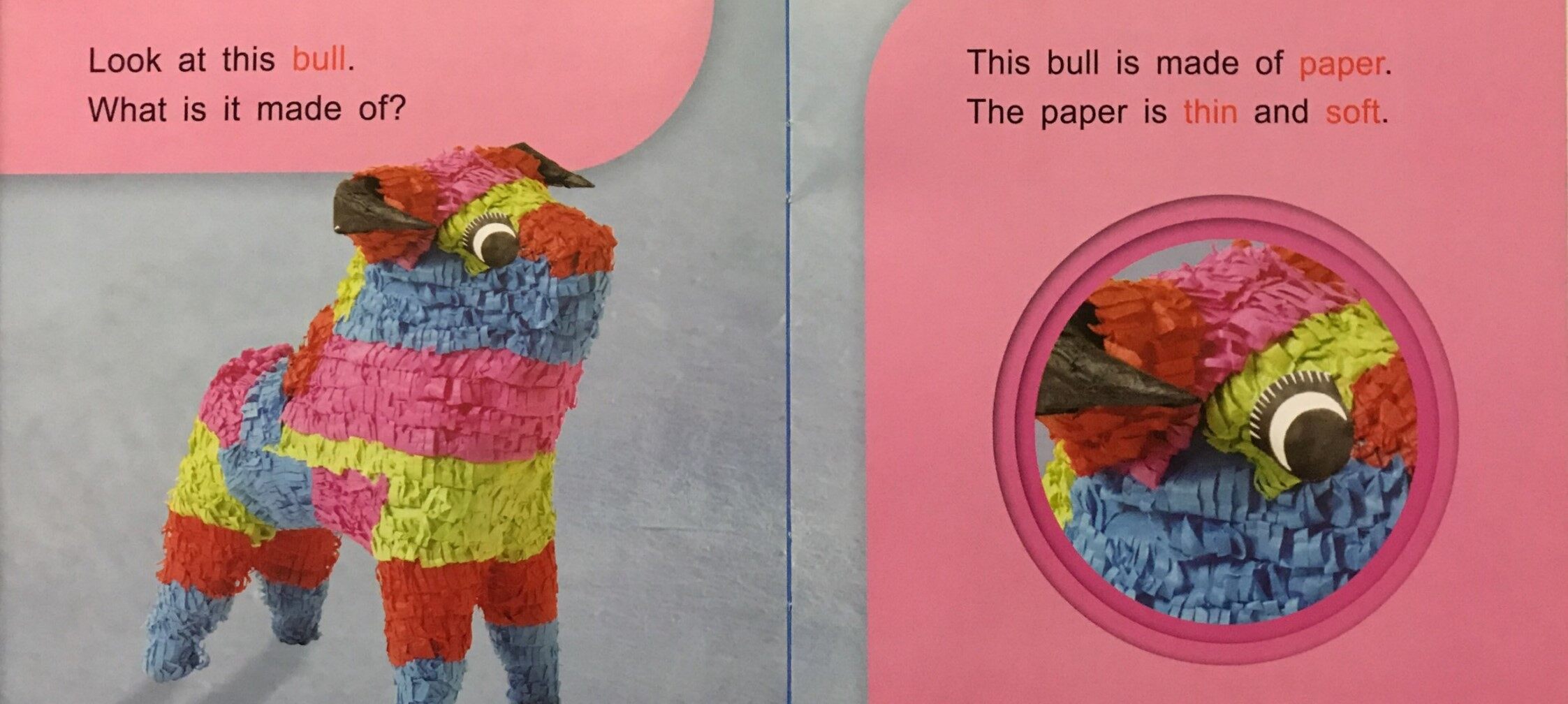 Looking at materials绘本故事第4页