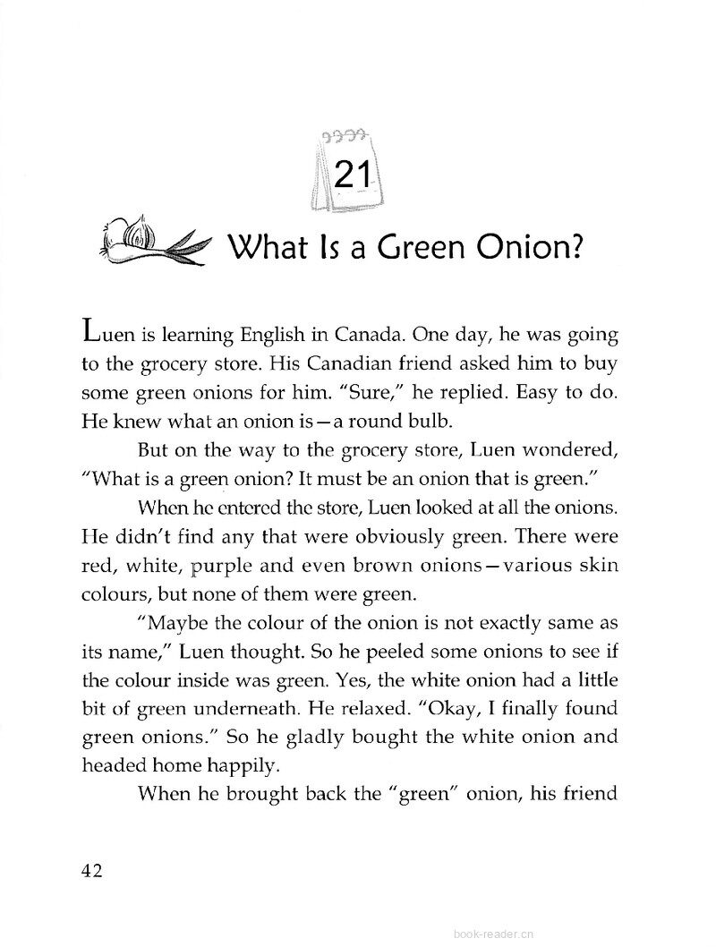 What Is a Green Onion?绘本故事第2页