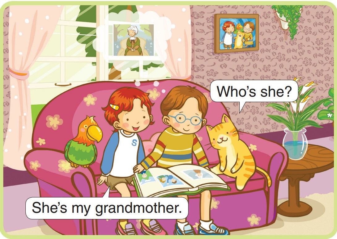 Who's She?绘本故事第3页