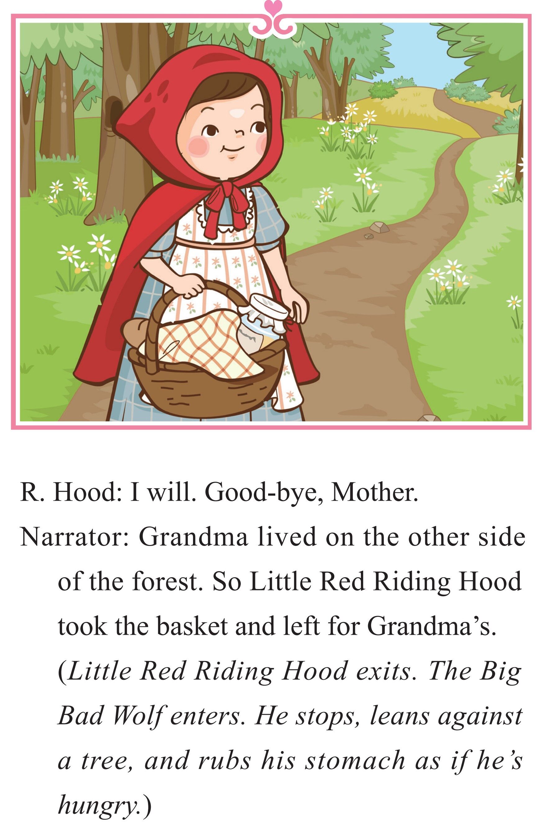 Little Red Riding Hood绘本故事第4页