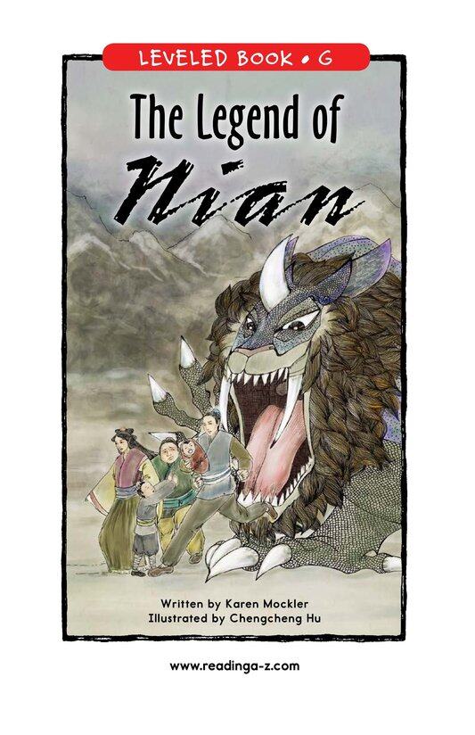 The Legend of Nian绘本故事第2页