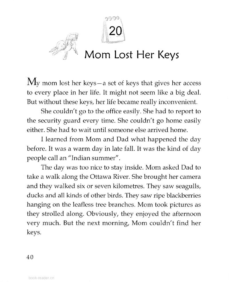 Mom Lost Her Keys绘本故事第2页