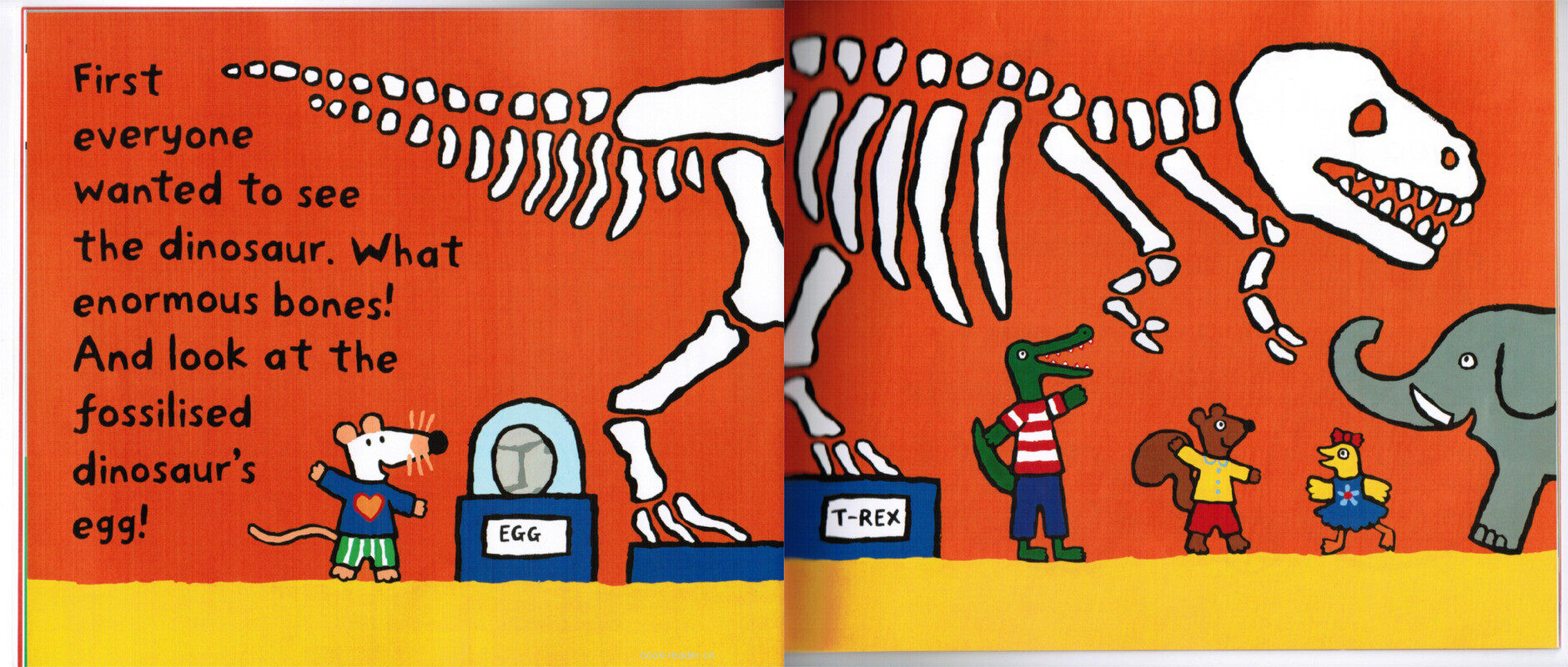 Maisy Goes to the Museum绘本故事第4页