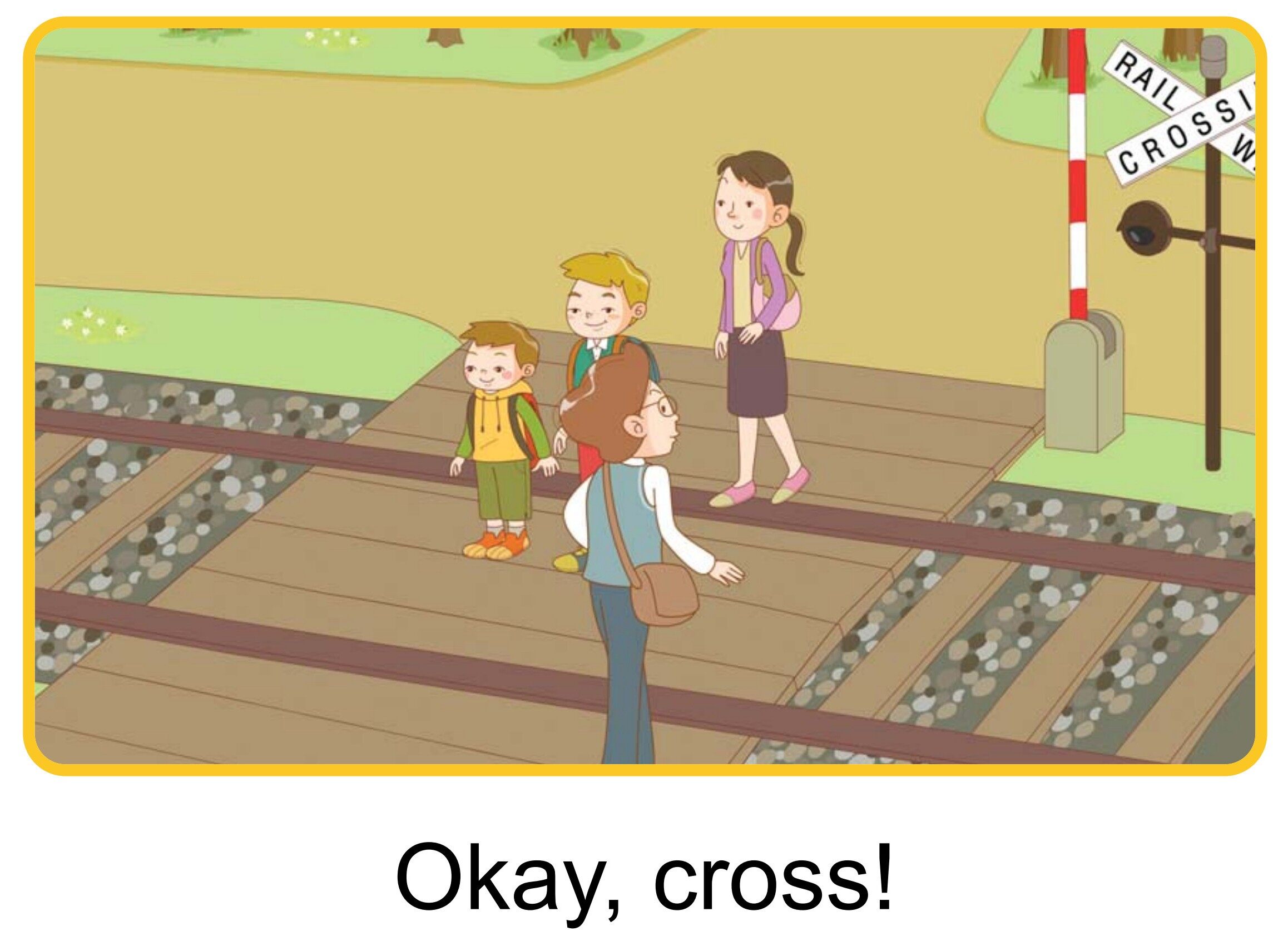 Look left. Look right绘本故事第5页