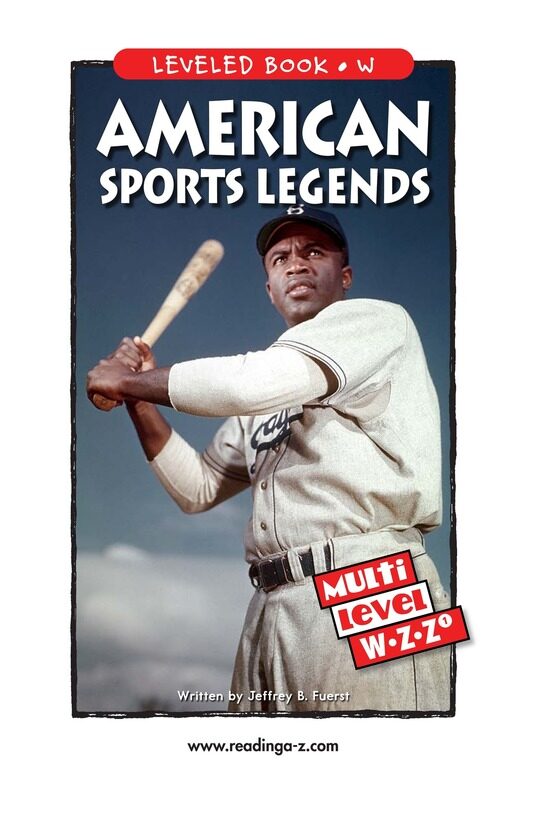 American Sports Legends绘本故事第2页