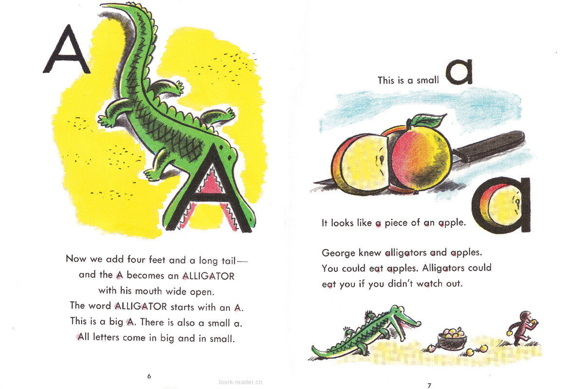 Curious George Learns the Alphabet绘本故事第5页