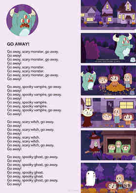 Go Away绘本故事第2页