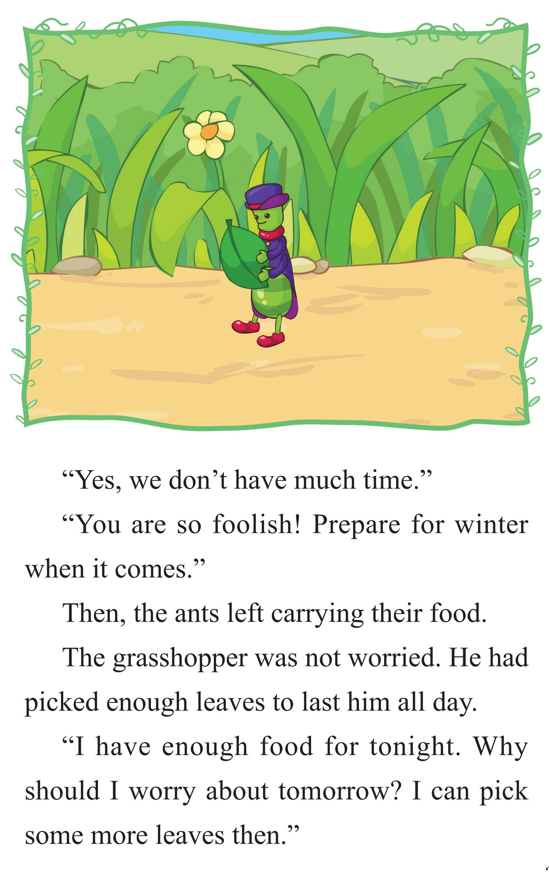 The Grasshopper and the Ant绘本故事第5页