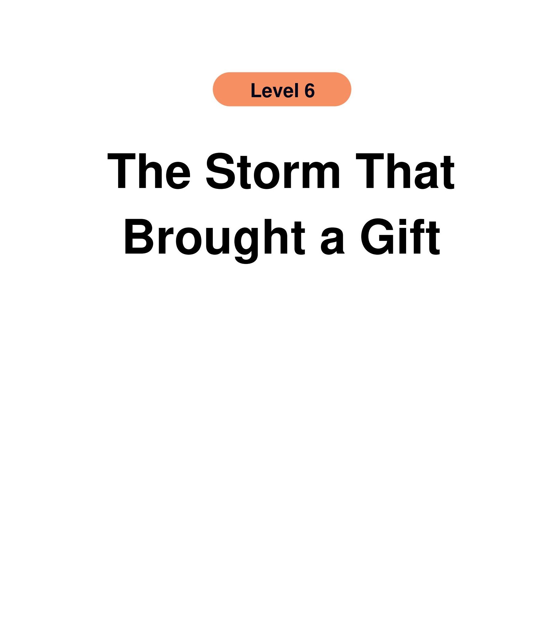 The Storm that Brought a Gift绘本故事第2页