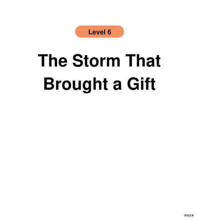 The Storm that Brought a Gift绘本故事第2页