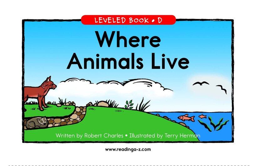 Where Animals Live绘本故事第2页