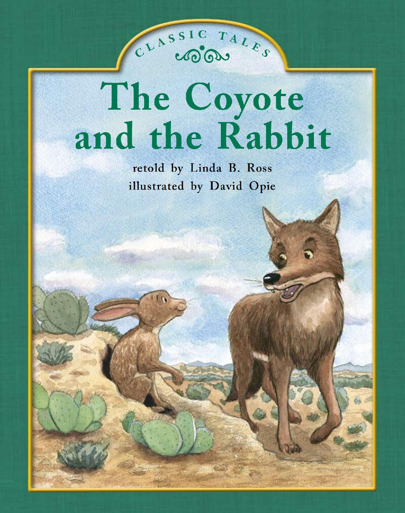 The Coyote and the Rabbit绘本故事第2页