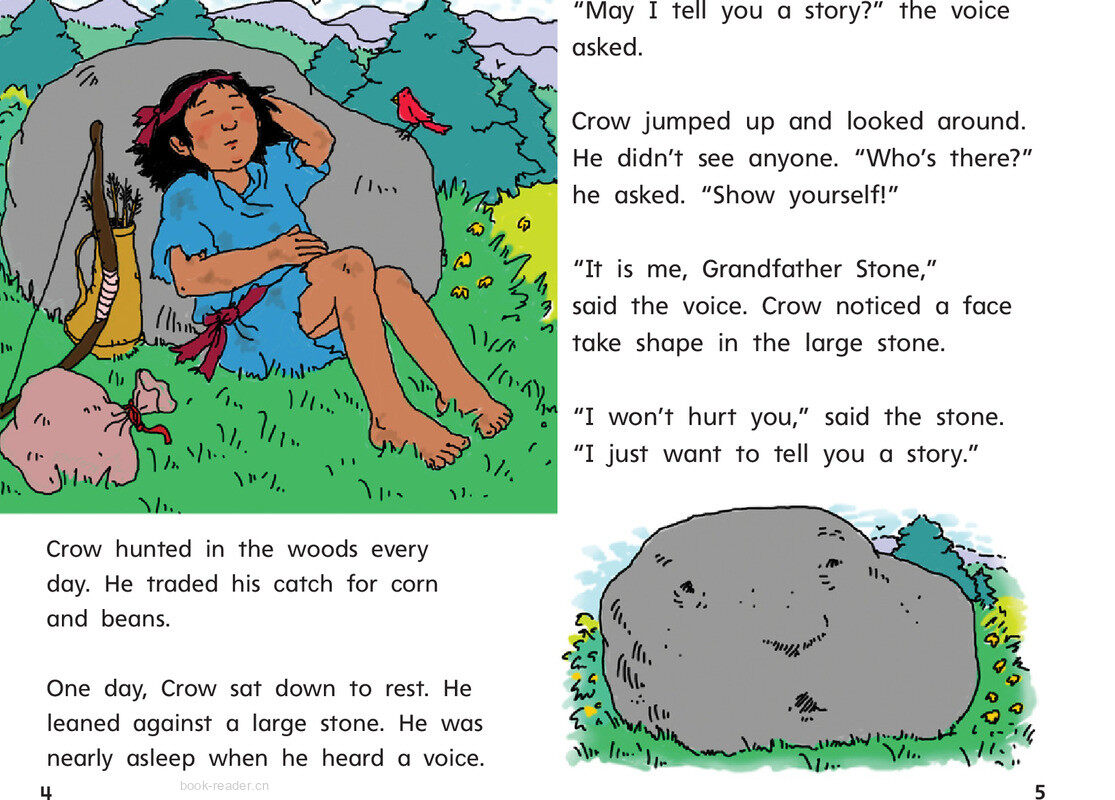 G1 Bey U3W3 The Storytelling Stone绘本故事第5页