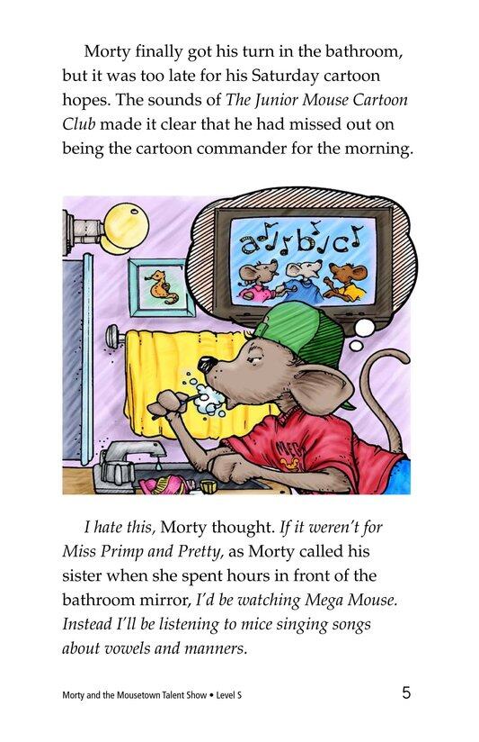 Morty and the Mousetown Talent Show绘本故事第5页