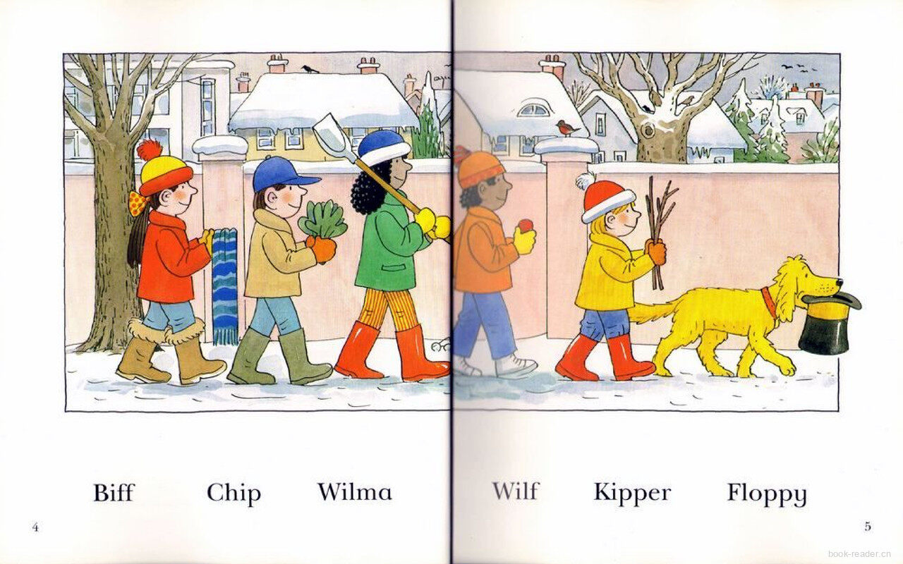 1A The Snowman绘本故事第3页