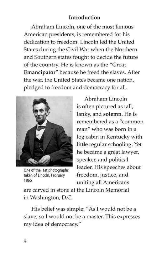 Abraham Lincoln From Log Cabin to the White House绘本故事第3页