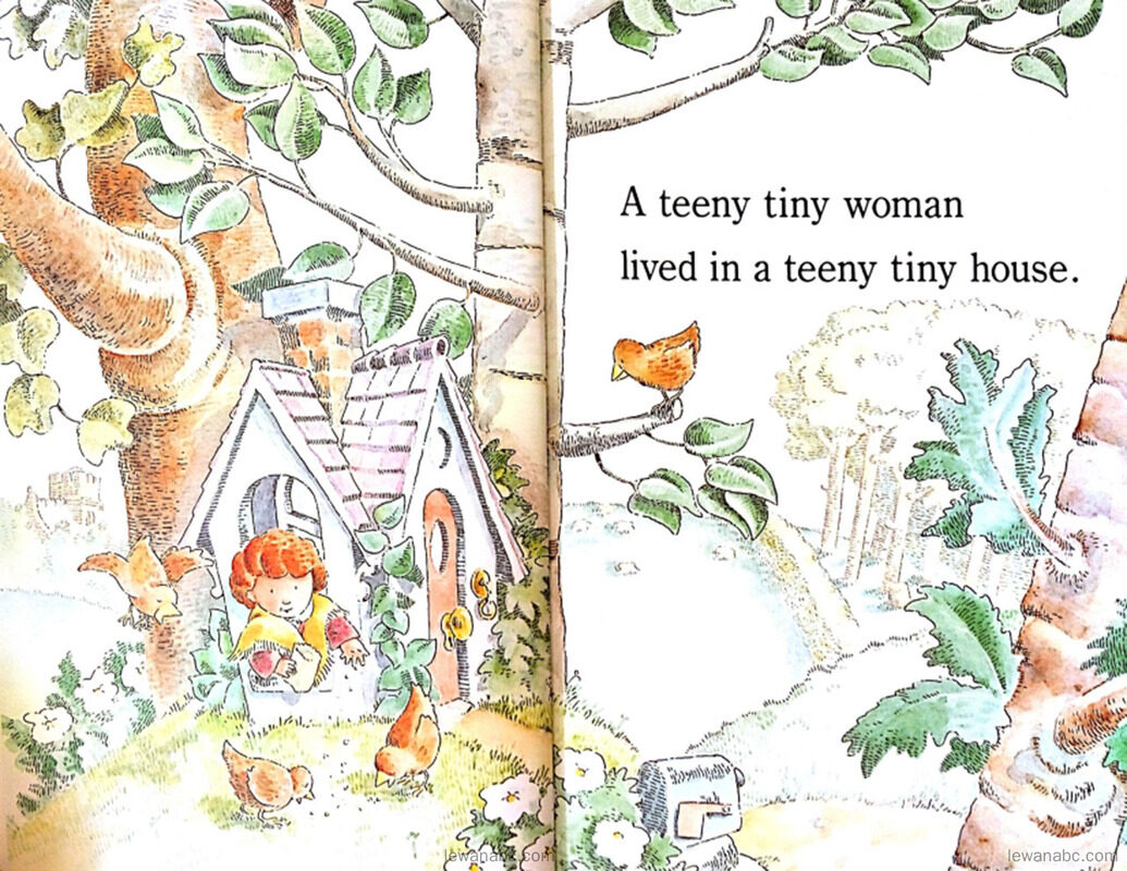 The Teeny Tiny Woman绘本故事第3页