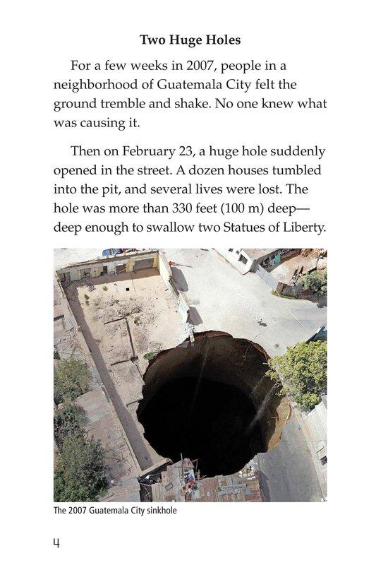 Sinkhole Science绘本故事第3页