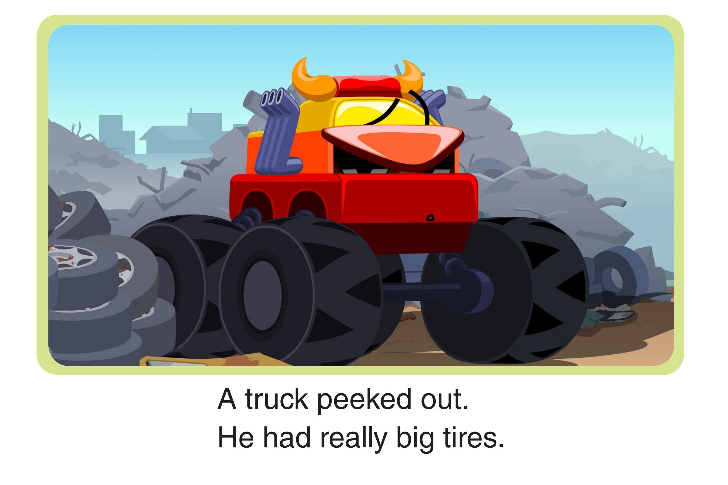 A Monster?绘本故事第5页