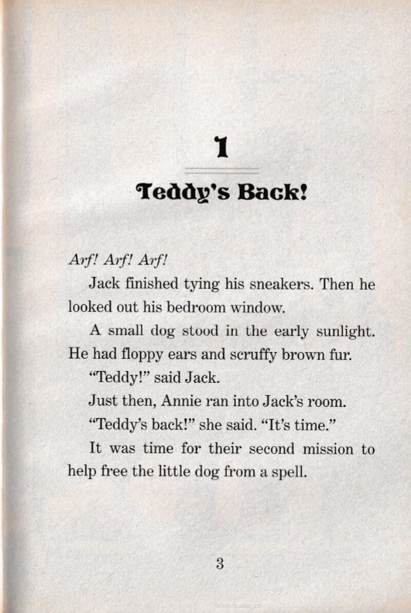 01 Teddy's Back!绘本故事第3页