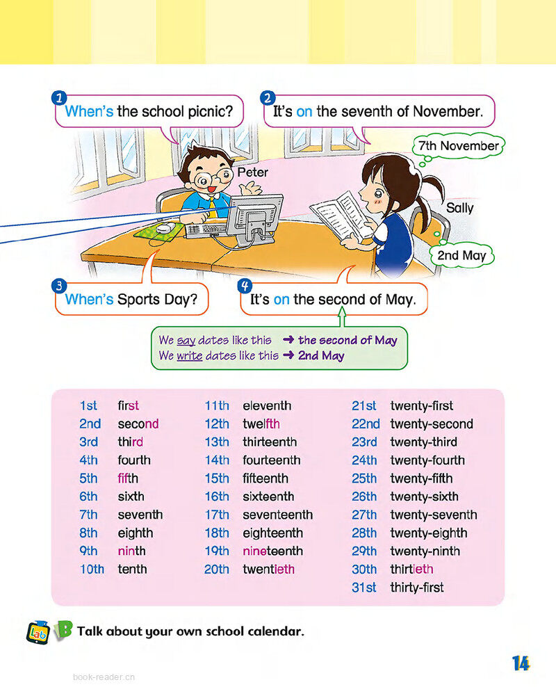 3 Our school events绘本故事第4页