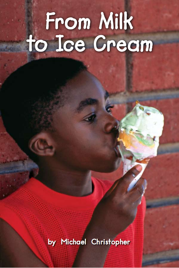 From Milk to Ice Cream绘本故事第2页