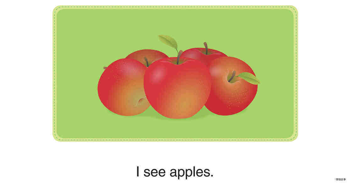 I See Apples绘本故事第2页