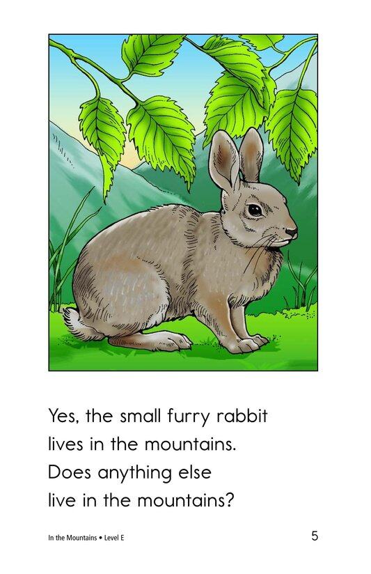 In the Mountains绘本故事第5页