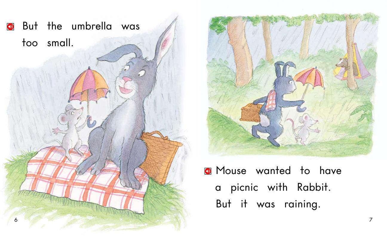 A Picnic in the Rain绘本故事第5页