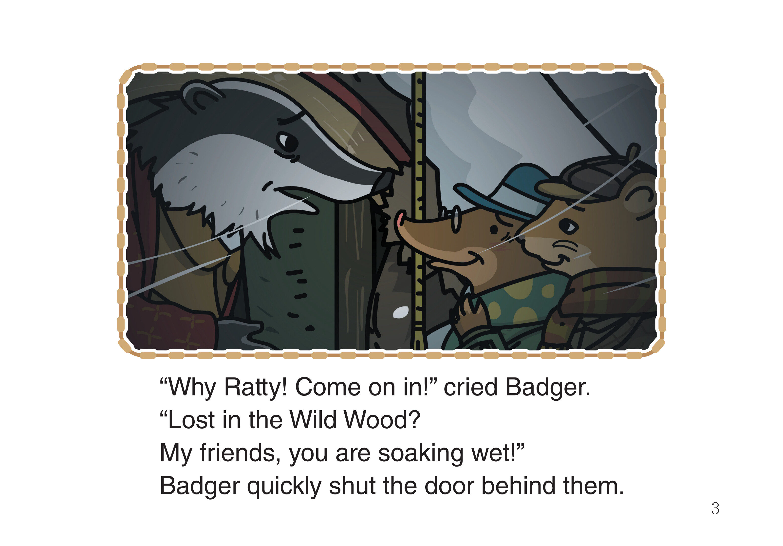 Waking up Badger绘本故事第5页