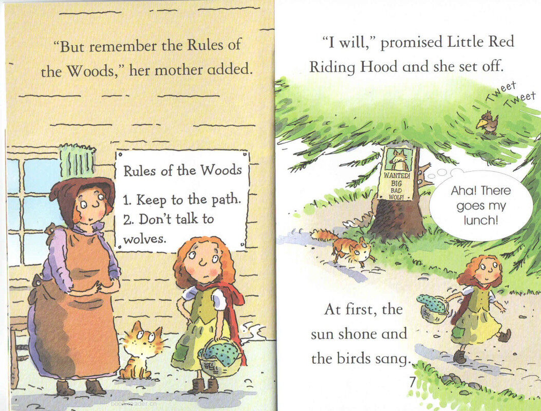 Little Red Riding Hood绘本故事第5页