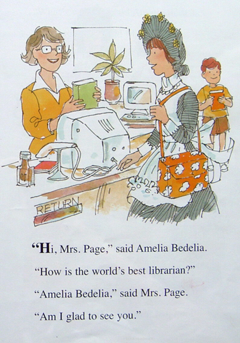 Amelia Bedelia Bookworm绘本故事第3页