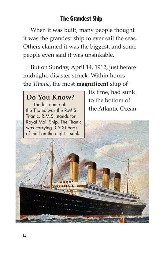 The Titanic Lost and Found绘本故事第3页