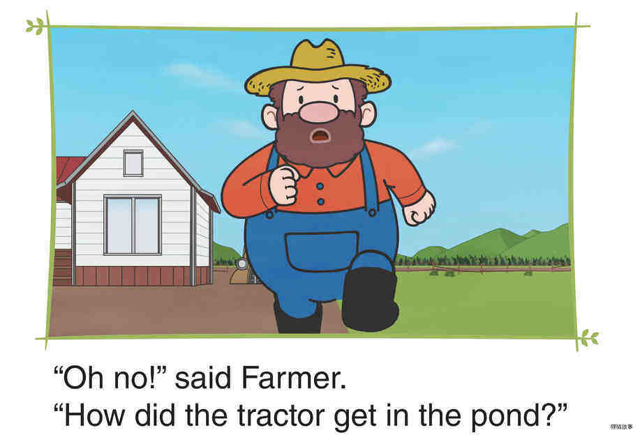 The Tractor is Saved绘本故事第3页