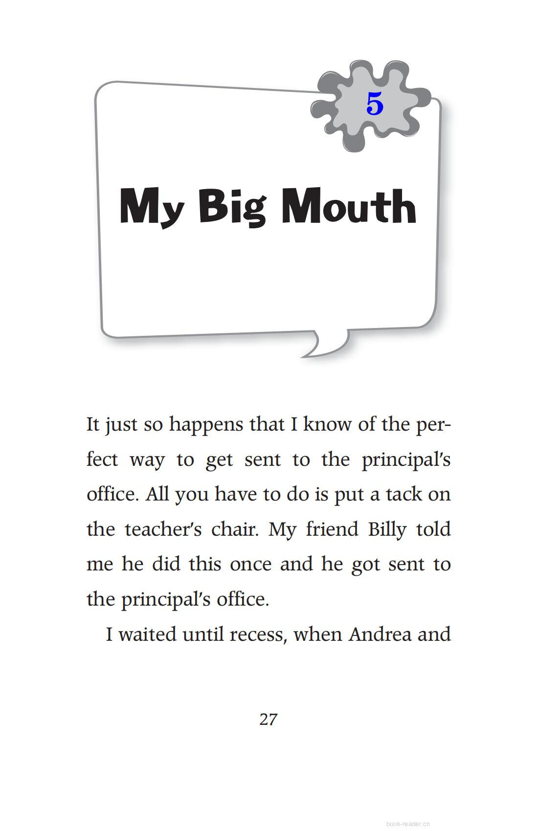 Chapter5 My Big Mouth绘本故事第2页