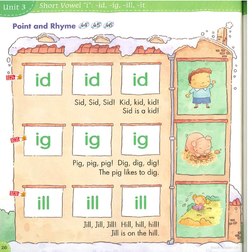 3 Short Vowel  ' i '绘本故事第3页