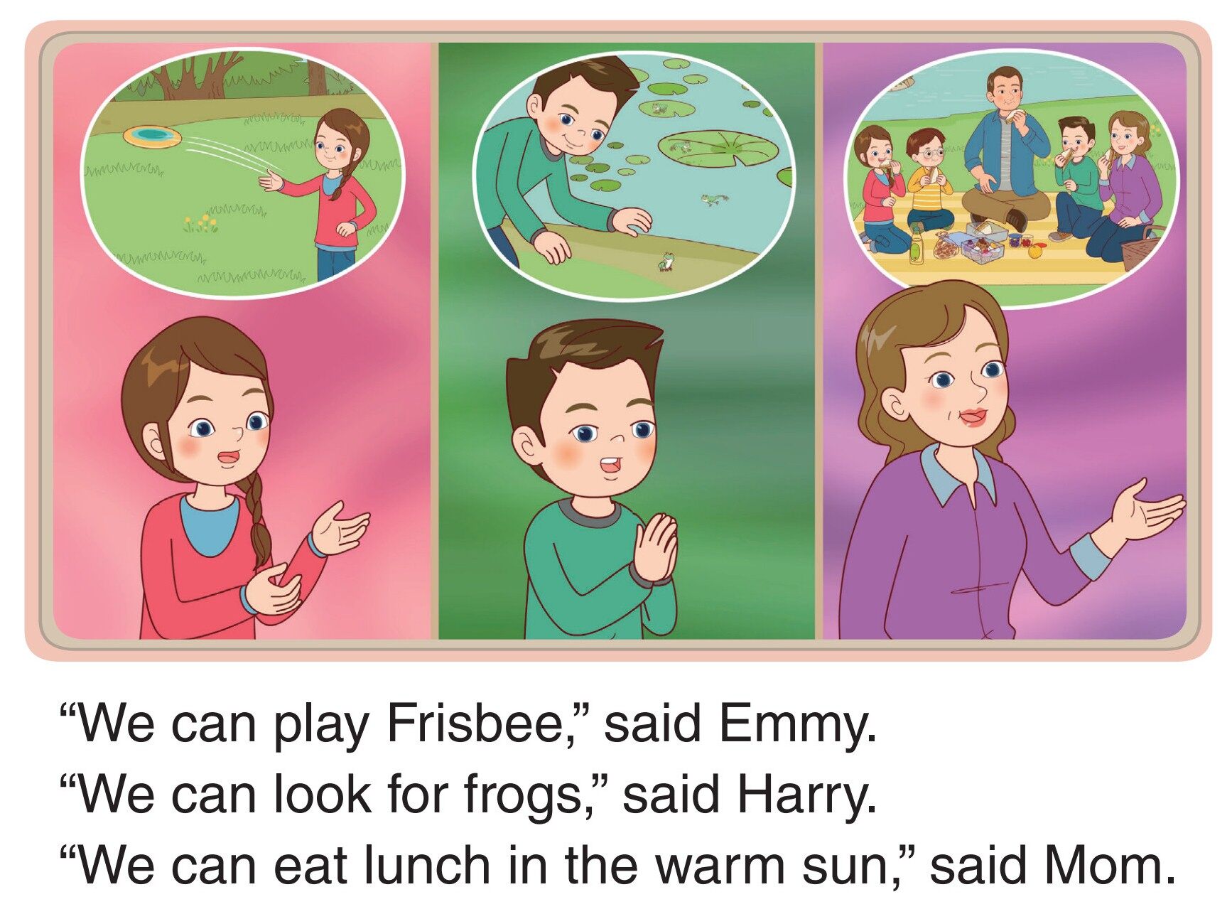 A Picnic in the Park绘本故事第4页