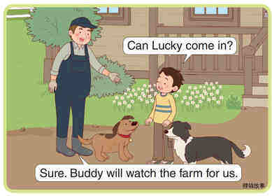 Lucky's Job绘本故事第4页