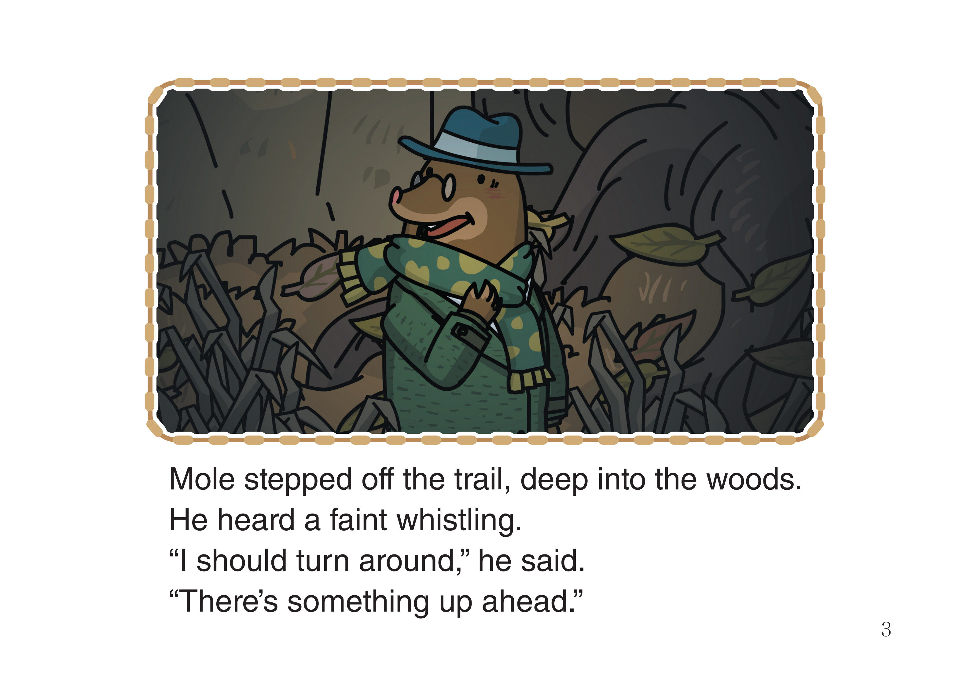 Afraid in the Wood绘本故事第5页